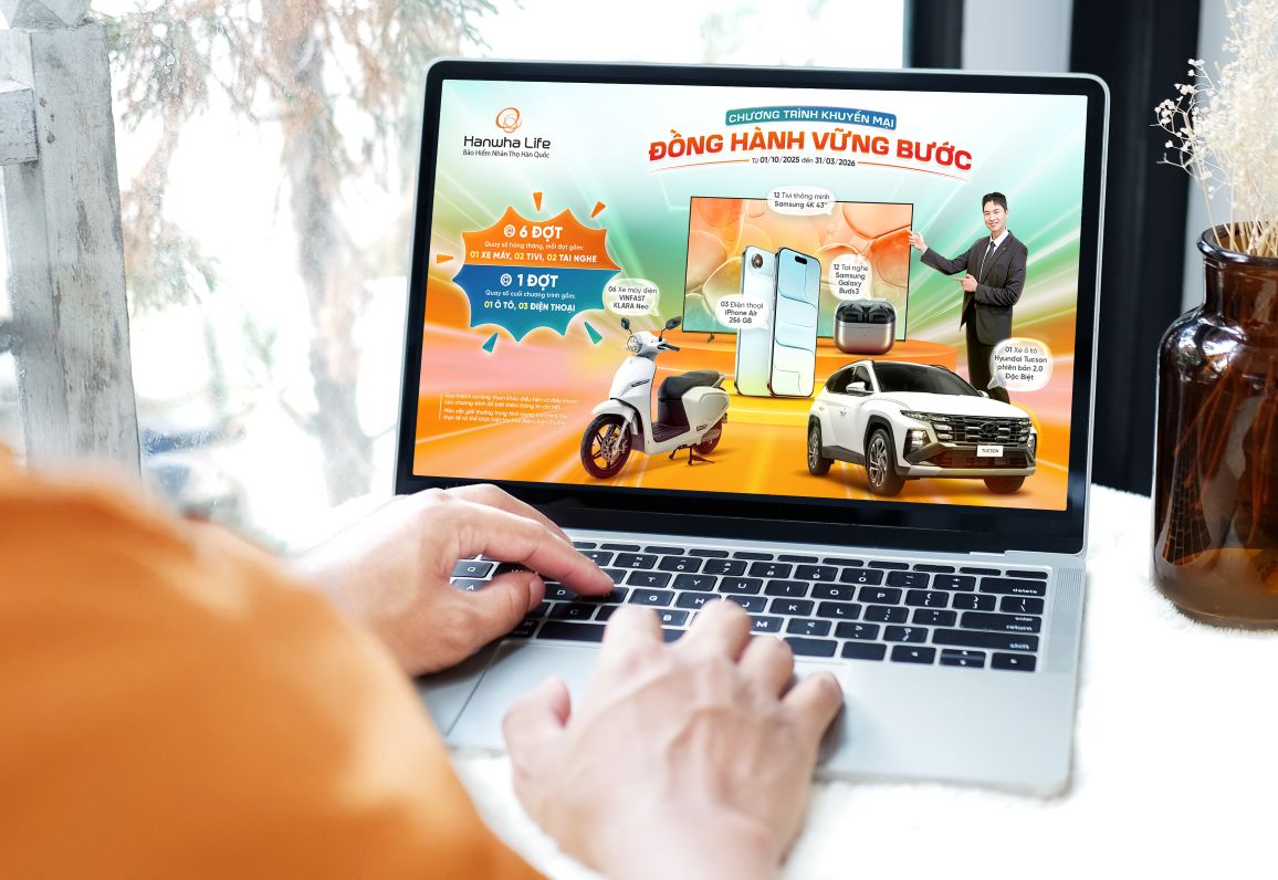 Hanwha Life tung khuyến mại hơn 1,3 tỷ đồng trúng ô tô và nhiều quà giá trị